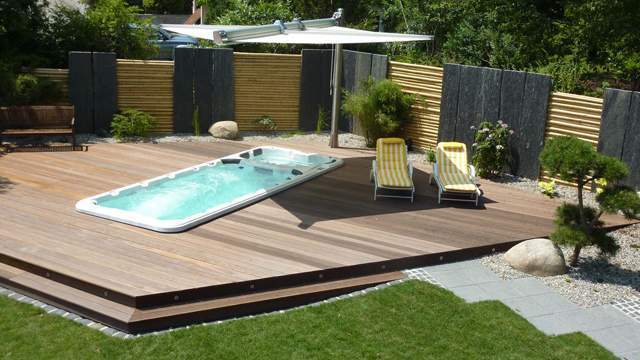 Плавательный спа-бассейн с противотоком Premium Leisure Swimmer 18 Dual Zone