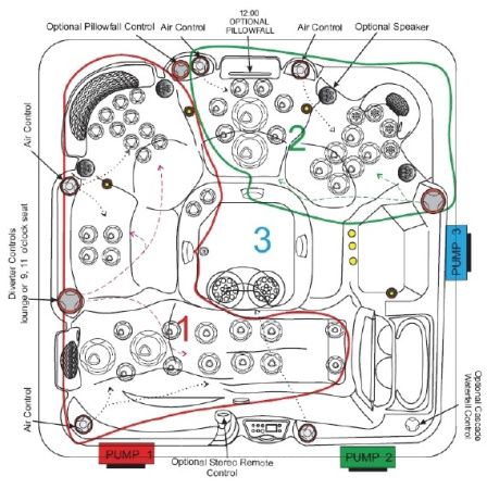 Спа бассейн Artesian Spas Antigua